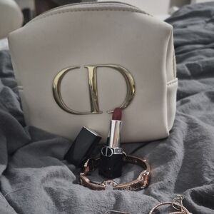 Dior Lipstick And Make Up Bag